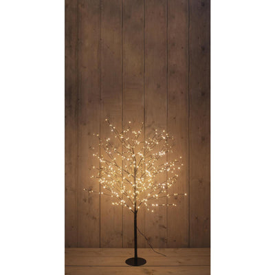 Anna's collection Sapin lumineux 600LED classique chaud H120cm avec fonction flash, variateur et minuterie 8 heures IP44