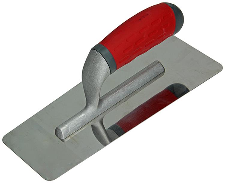 L'outil parfait 1011615 - truelle trapèze. poignée souple en acier inoxydable 24x11cm | 4 pièces