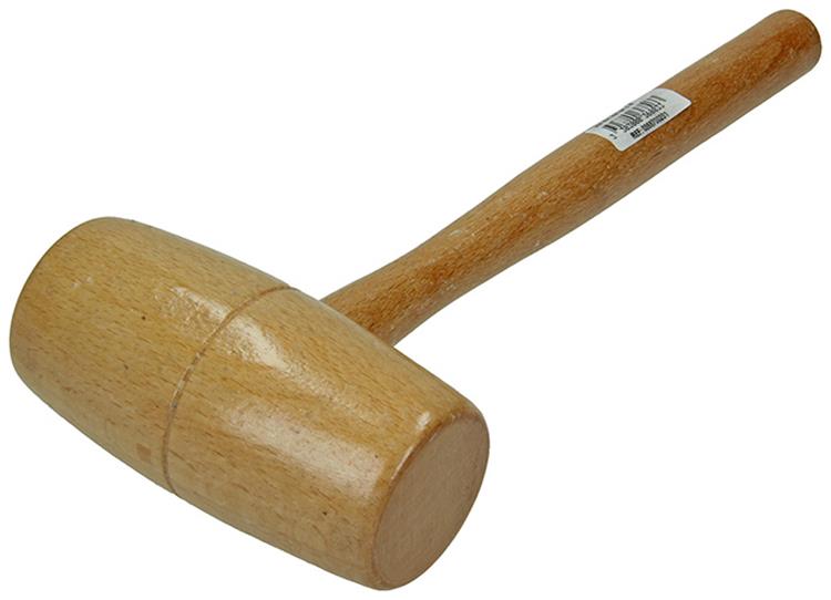 Mob 1010779 - marteau rond en bois + manche 80mm | 3 pièces