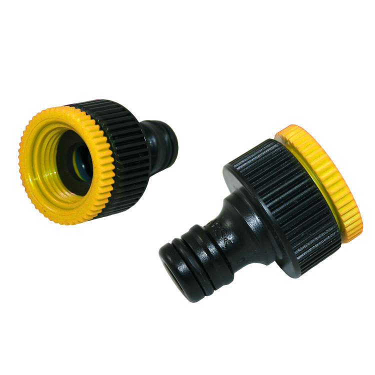 Robinet d'eau adaptateur Panama pour raccorder un tuyau d'arrosage - 3 4 et 1 2 pouces