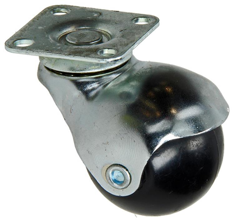 Mack by tente 1058952 - roulette pivotante en pp avec plaque 40 mm | 2 pièces