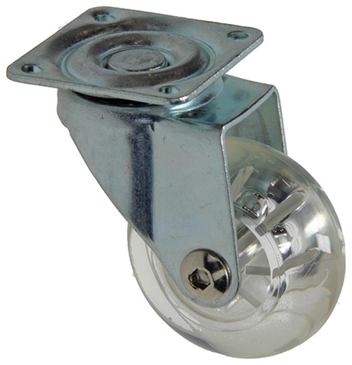 Mack by Tente 1058951 - roue pivotante en PU avec pl 50 mm | 2 pièces