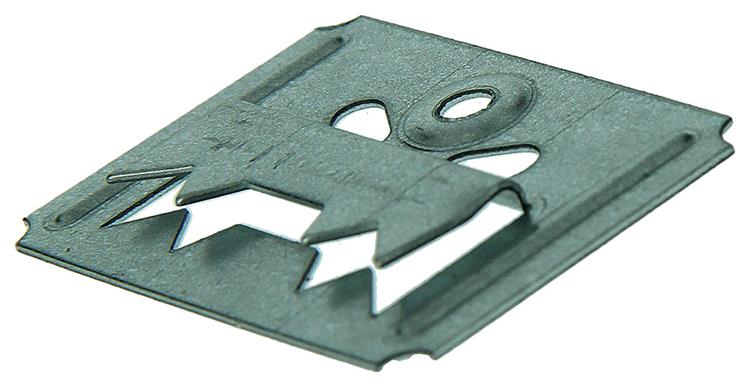 1004670 - 100 pièces. pinces d'étagère avec vis 2mm | 10 pièces