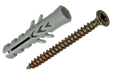 Celo 1015375 - 20 chevilles nylon f + sps 5 mm + vis 502615 | 5 pièces
