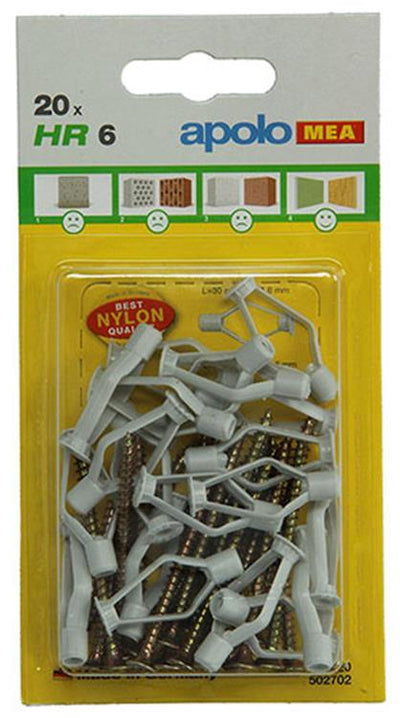 Celo 1015445 - 20 bouchons pour plaques de plâtre hr + sps 502702 6mm | 5 pièces