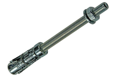 Celo 1003154 - 2 chevilles à expansion de 15 mm chacune + tige filetée 8x120 mm 502711 | 5 pièces
