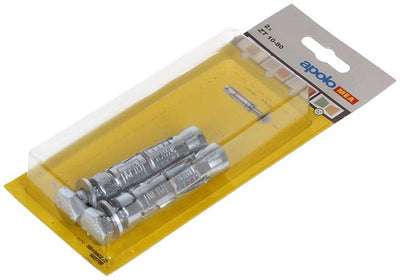 Celo 1015457 - 2 chevilles à expansion zt 16mm + boulon 502706 10x80mm | 5 pièces