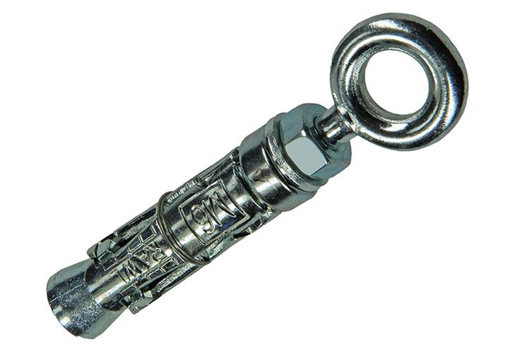 Celo 1003159 - 2 chevilles à expansion mo 12mm + boulon à œil 6x50mm 502718 | 5 pièces