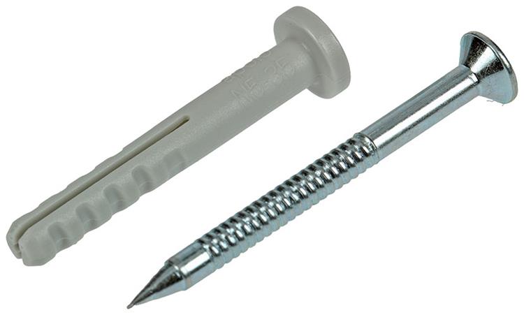 Celo 1015389 - 20 bouchons à clous en nylon np 502658 5x35mm | 5 pièces