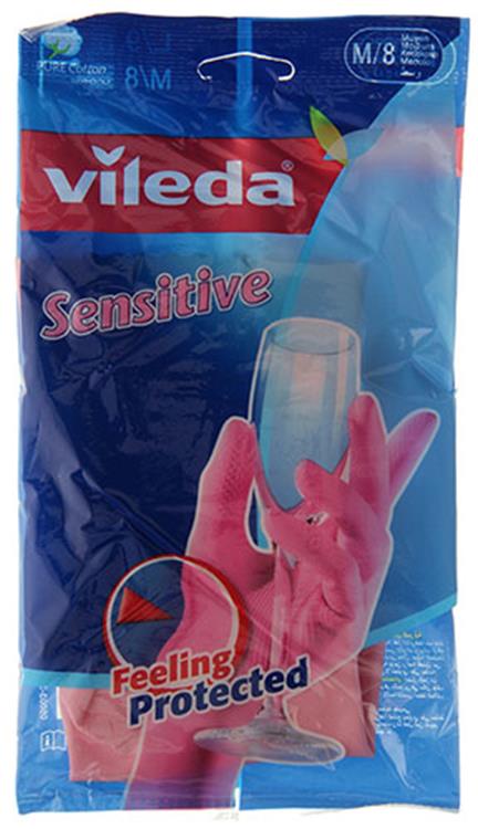 Vileda 1046502 - gants sensibles m | 12 pièces
