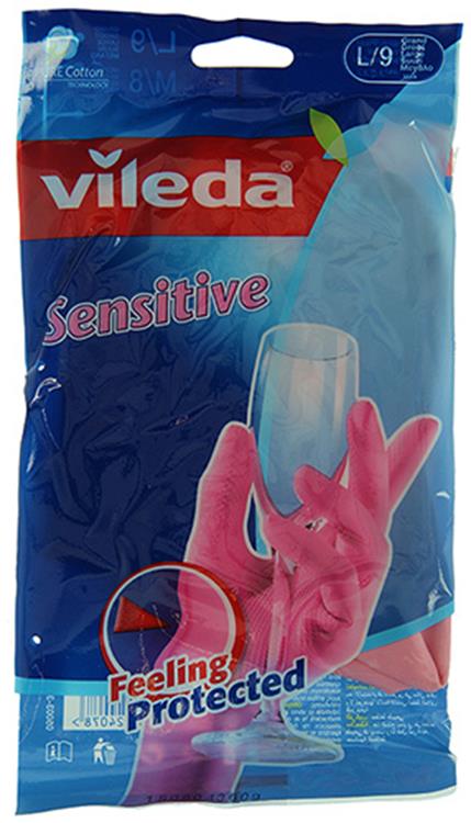 Vileda 1049701 - gants sensibles l (12x) | 12 pièces