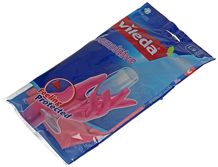 Vileda 1049701 - gants sensibles l (12x) | 12 pièces