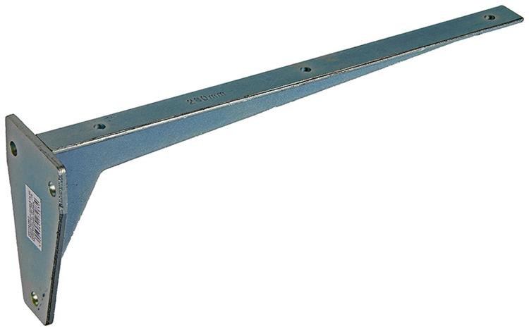 1059981 - Console robuste profilé en L capacité de charge 280 galvanisée. 75 kg | 10 pièces