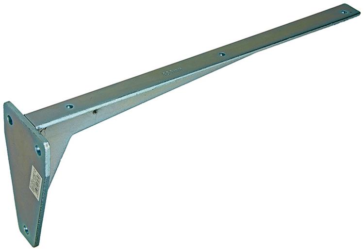 1059983 - Console robuste profilé en L capacité de charge 380 galvanisée. 75 kg | 10 pièces