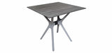 Table de jardin Sens jaspe 80x80cm gris foncé - afbeelding 1