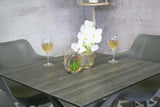 Table de jardin Sens jaspe 80x80cm gris foncé - afbeelding 2