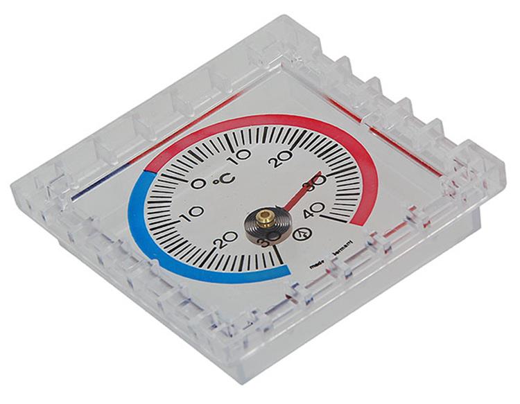 1004983 - thermomètre de fenêtre 7x7cm | 2 pièces