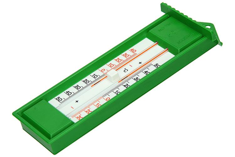 1008121 - Thermomètre min-max maison plastique vert | 2 pièces