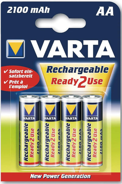 Battery Sales Europe Rechargeable Penlite Battery AA 2100mAh Nimh 1,2 V par 4 sur carte