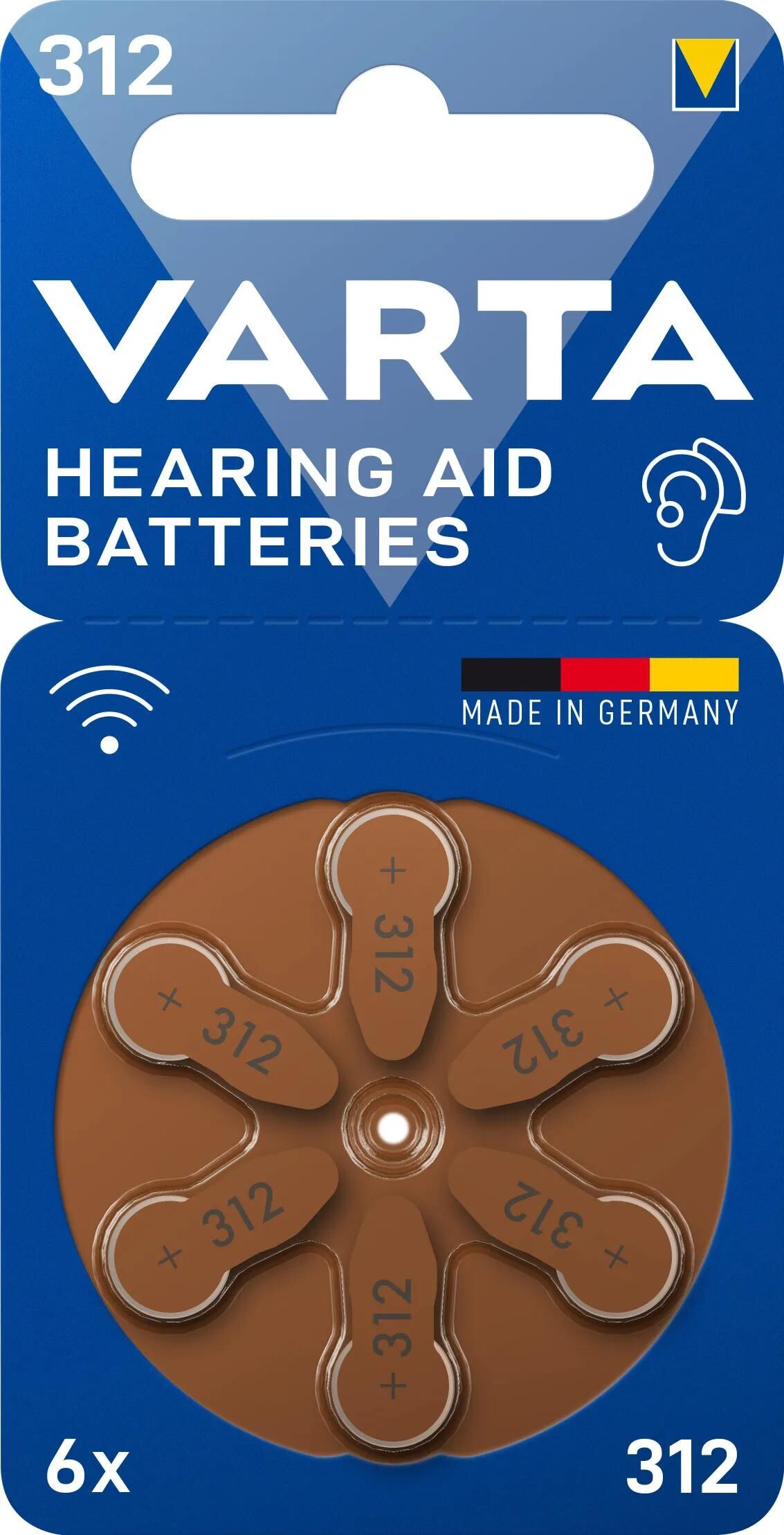 Varta Coin Cell V312 1,4 V blister ou 6