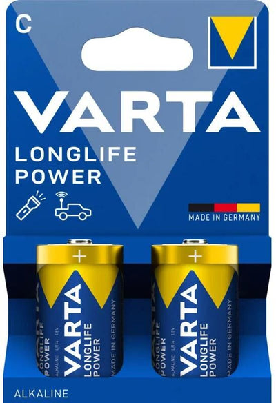 Varta Battery C 2x Power Longlife alcaline