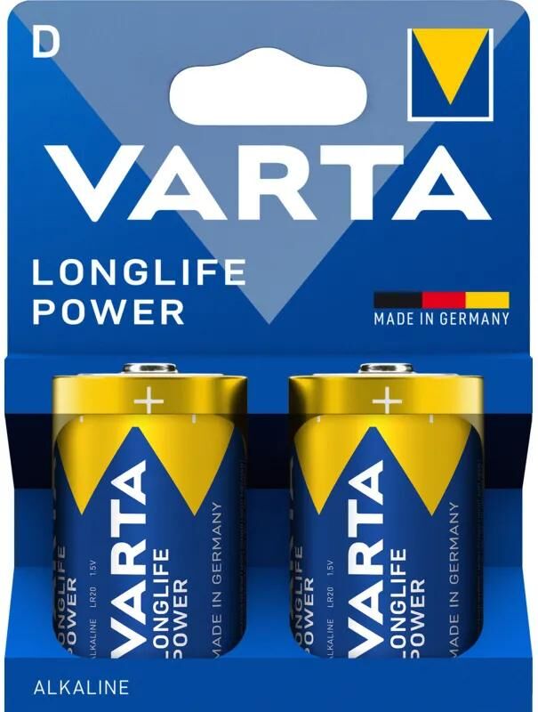 Varta Battera D 2x Power Longlife Alcaline
