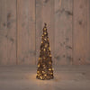 La collection Anna's cône lumineux 60LED classicwarm 40cm fonctionne avec 3 piles AA avec minuterie de 6 heures