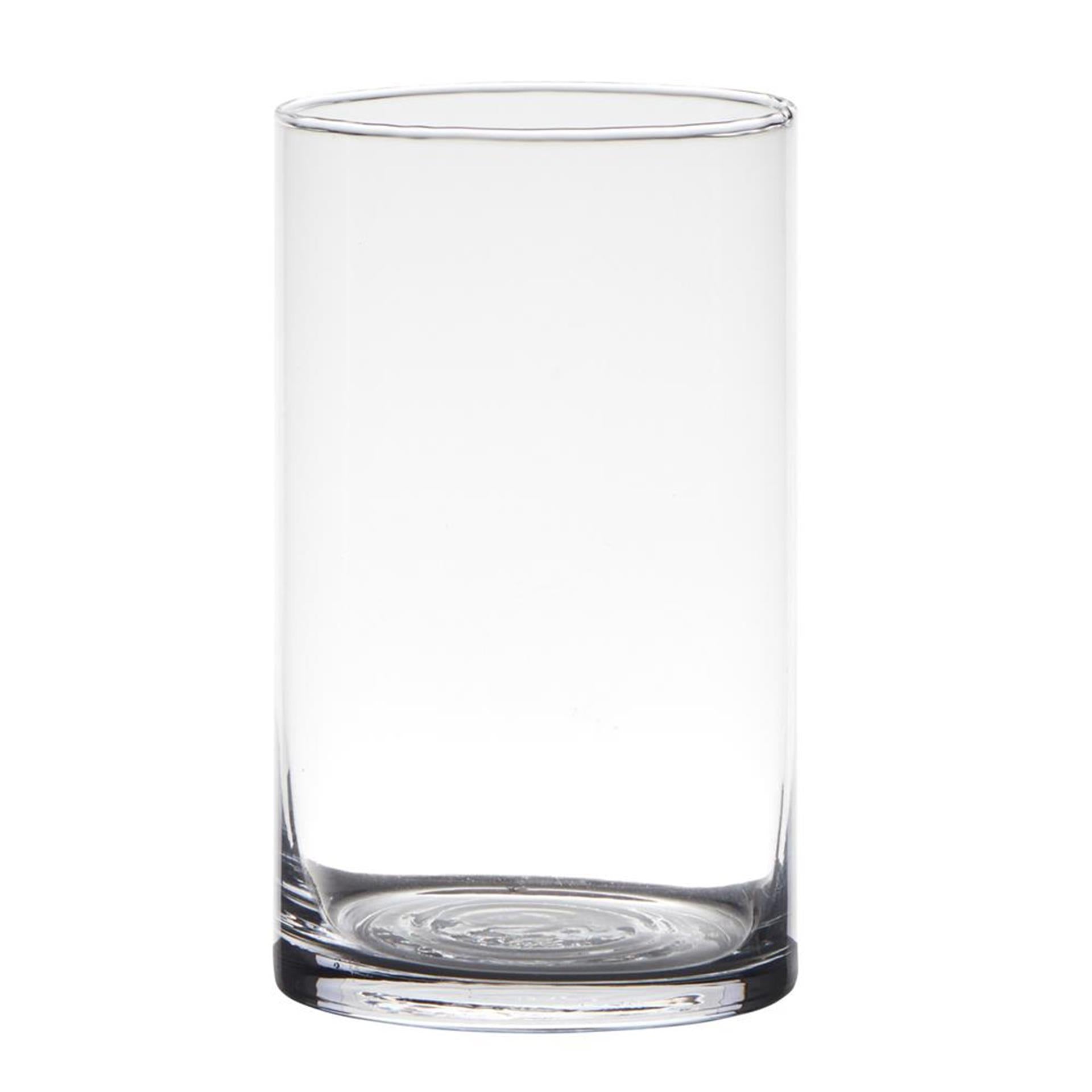 Vase cylindre 15x9 cm Verre