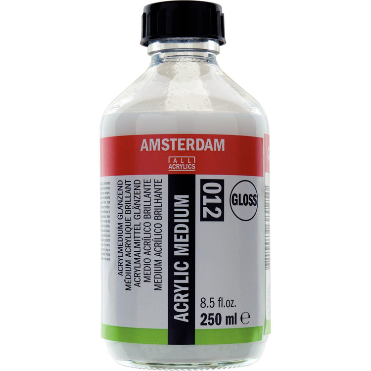 Amsterdam toutes acryliques amsterdam • médium acrylique brillant 012 flacon 250 ml