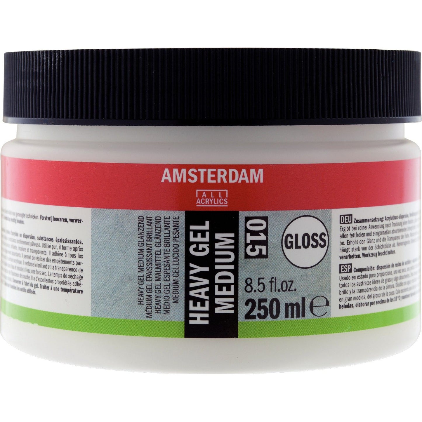 Amsterdam toutes acryliques amsterdam • gel épais brillant moyen 015 pot 250 ml