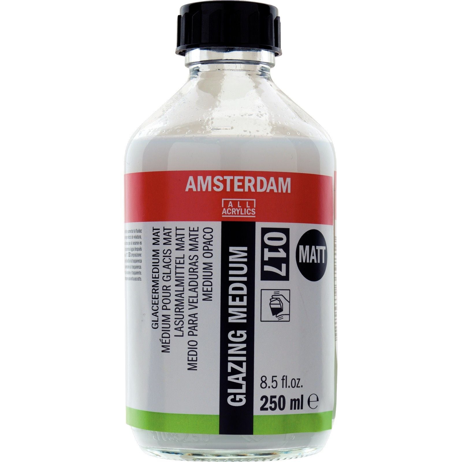 Amsterdam toutes acryliques amsterdam • médium à vitrage mat 017 flacon 250 ml