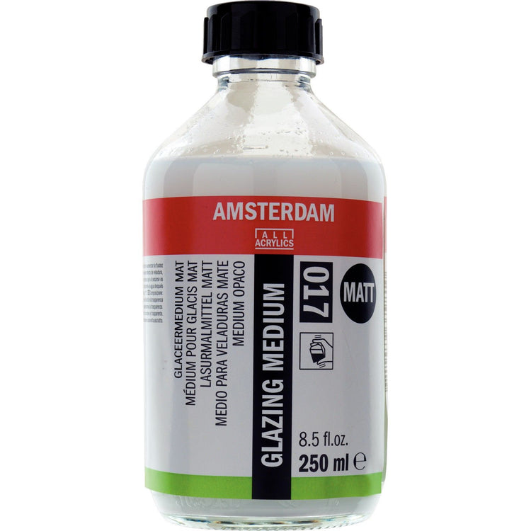 Amsterdam toutes acryliques amsterdam • médium à vitrage mat 017 flacon 250 ml