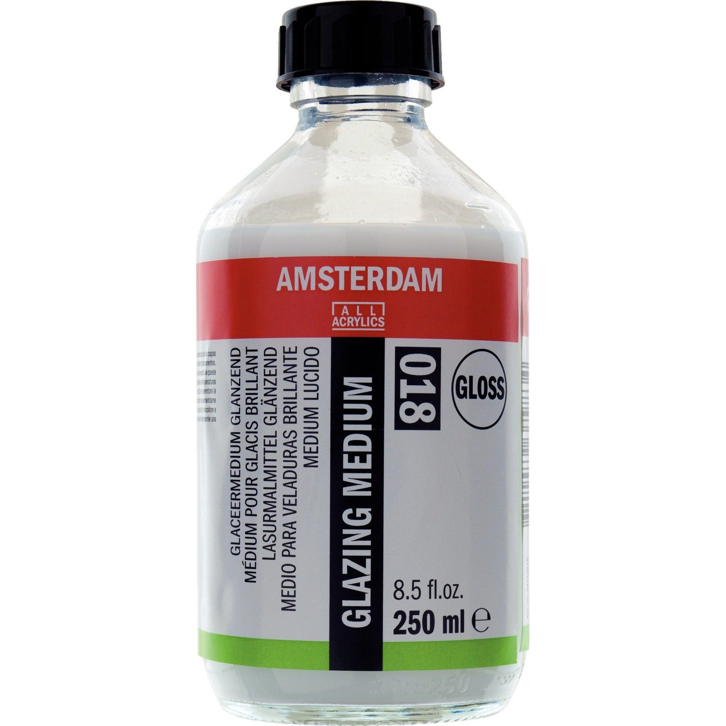 Amsterdam toutes acryliques amsterdam • médium à vitrage brillant 018 flacon 250 ml