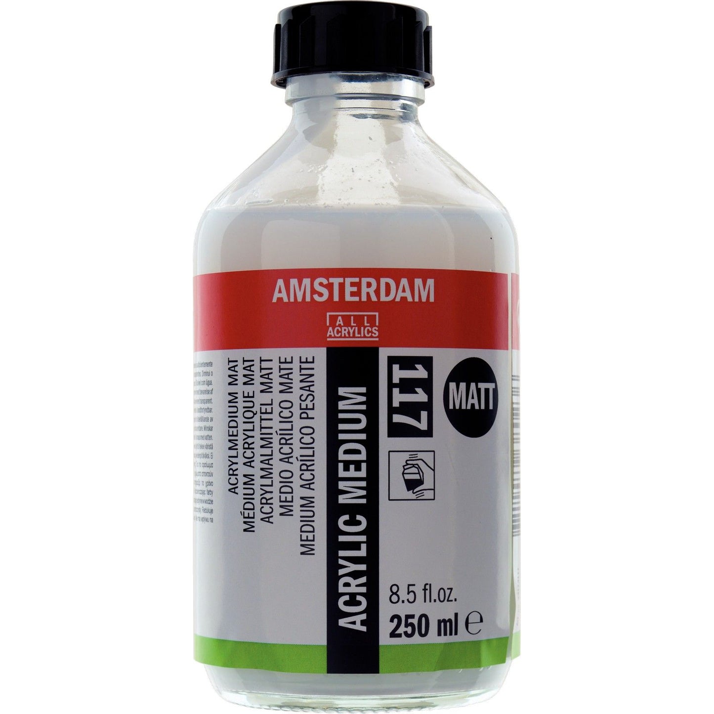 Amsterdam toutes acryliques amsterdam • médium acrylique mat 117 flacon 250 ml
