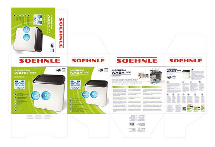 Soehnle 1059680 - lavage airfresh 500 | 2 pièces