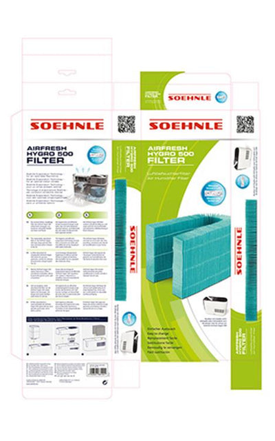 Soehnle 1059681 - filtre hygro 500 | 4 pièces