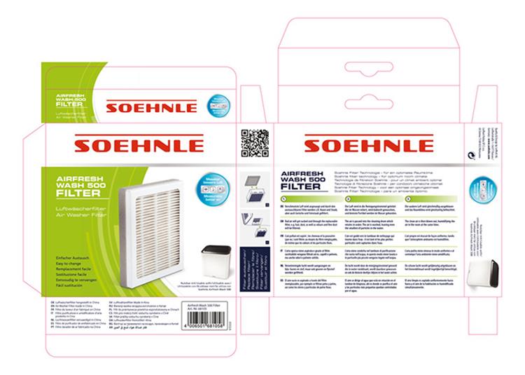 Soehnle Soehnle Airfresh Wash 500 Filtre