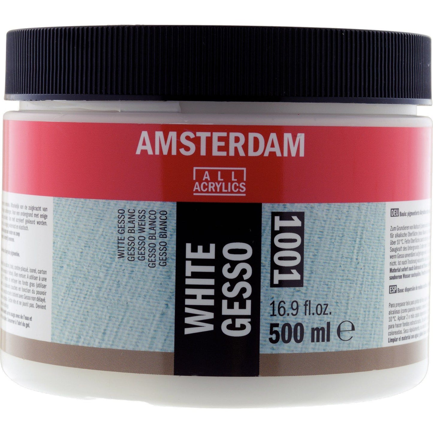 Amsterdam toutes acryliques amsterdam • gesso 1001 blanc 500ml