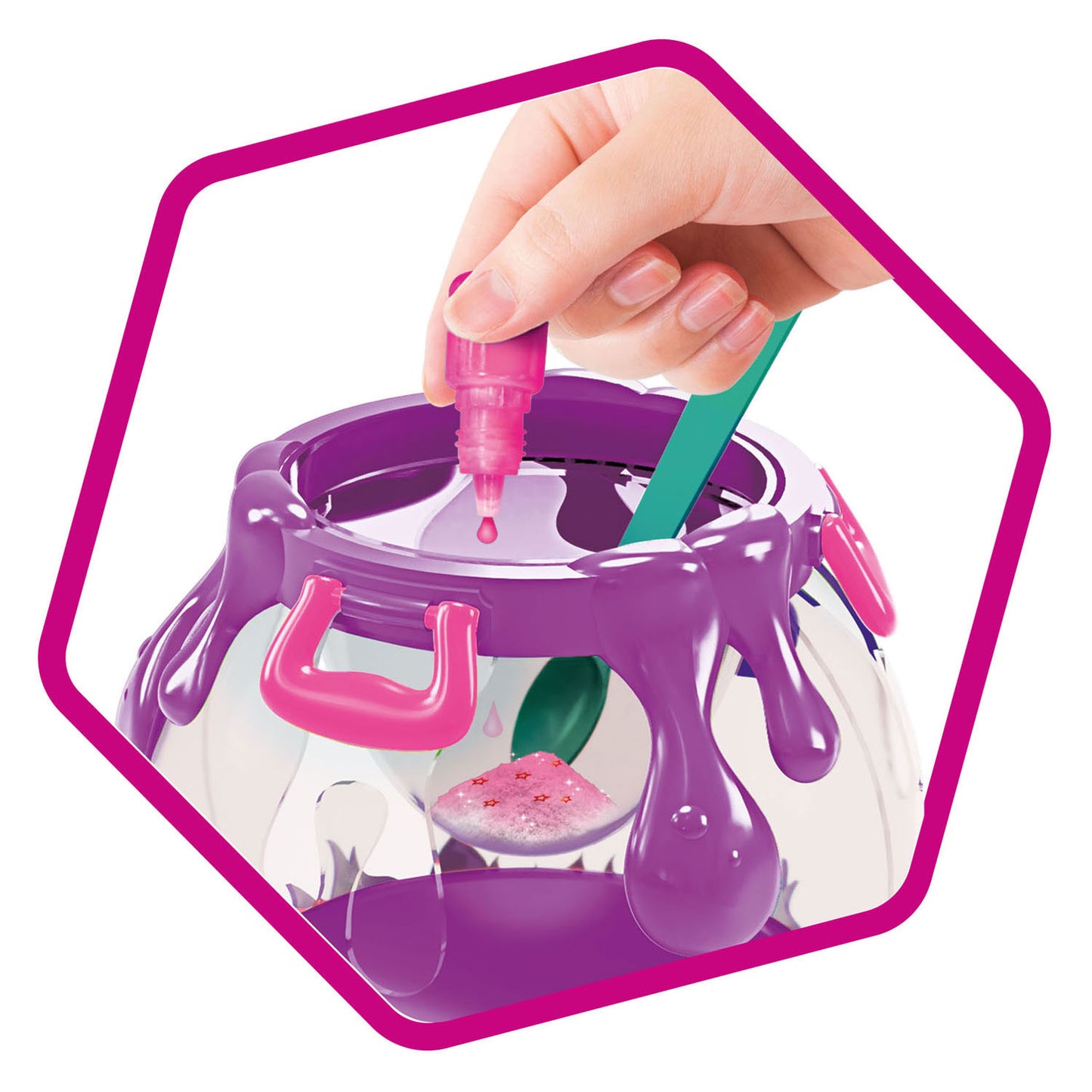 Toi-toys boule de verre slime magique + lumière