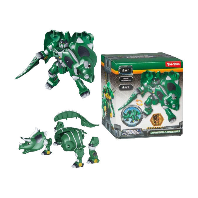 Toi-toys robot d'assemblage roboforces dinosaure