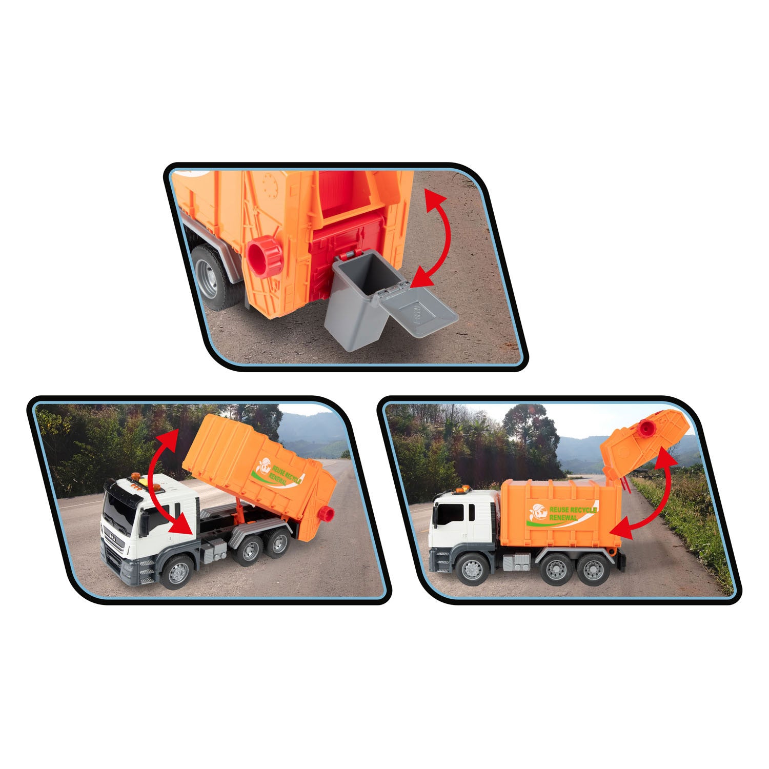 Toi-toys vehicool camion poubelle - 21cm