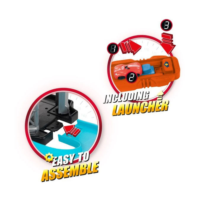 Parking garage Toi-toys turbo racers avec ascenseur