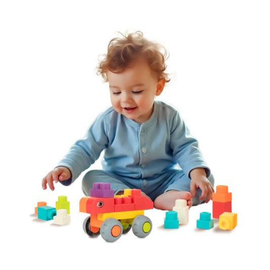 Toi-toys petites étoiles blocs de construction souples - 66 pcs.