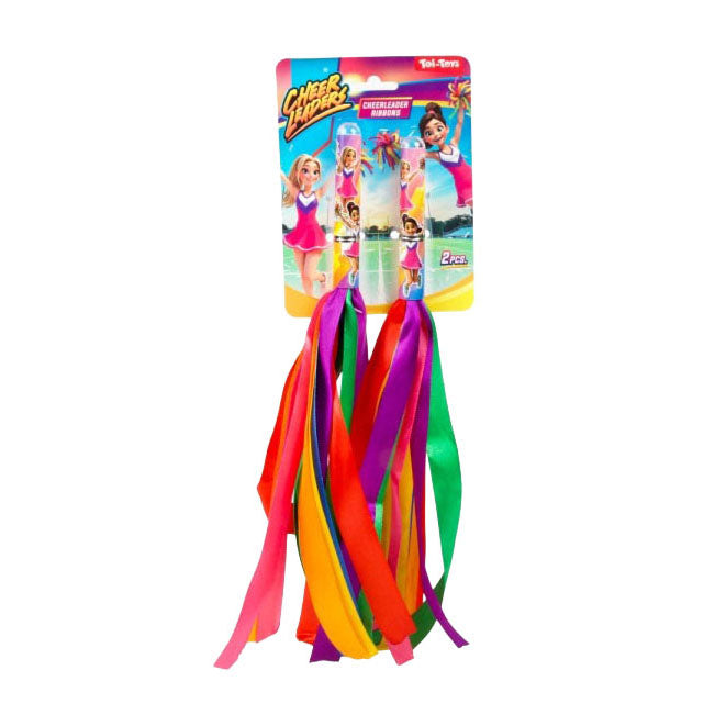 Toi-toys joue des rubans de pom-pom girl sur la poignée - 2 pcs.