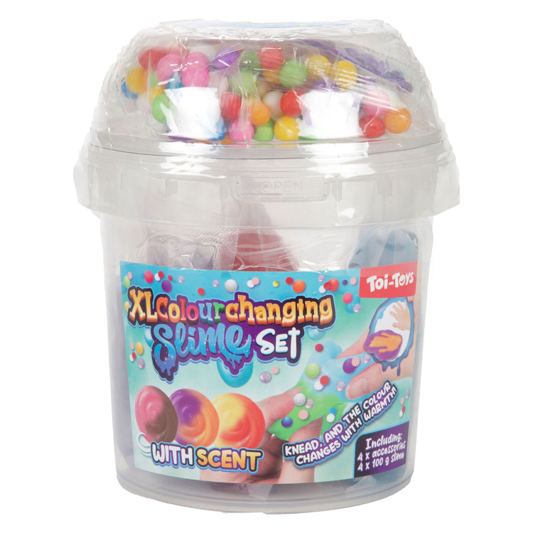Toi-toys set slime xl avec parfum - 8 pièces.