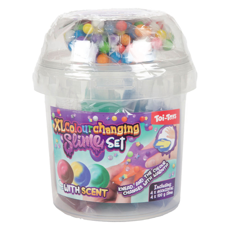 Toi-toys set slime xl avec parfum - 8 pièces.