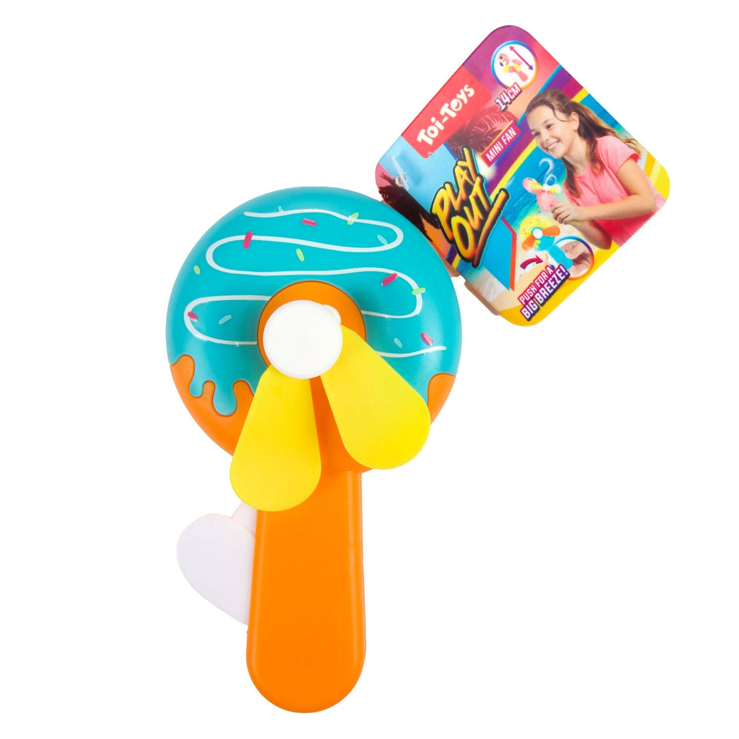 Toi-toys play out ventilateur manuel 14cm