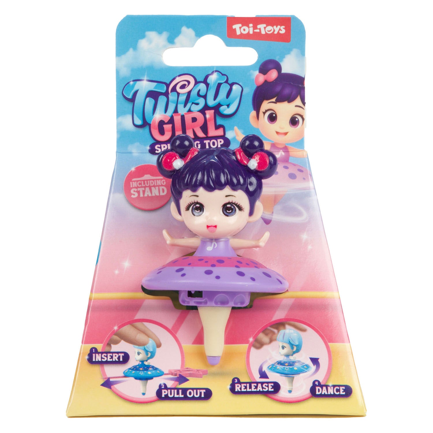 Toi-toys toupie ballerine 7,5cm