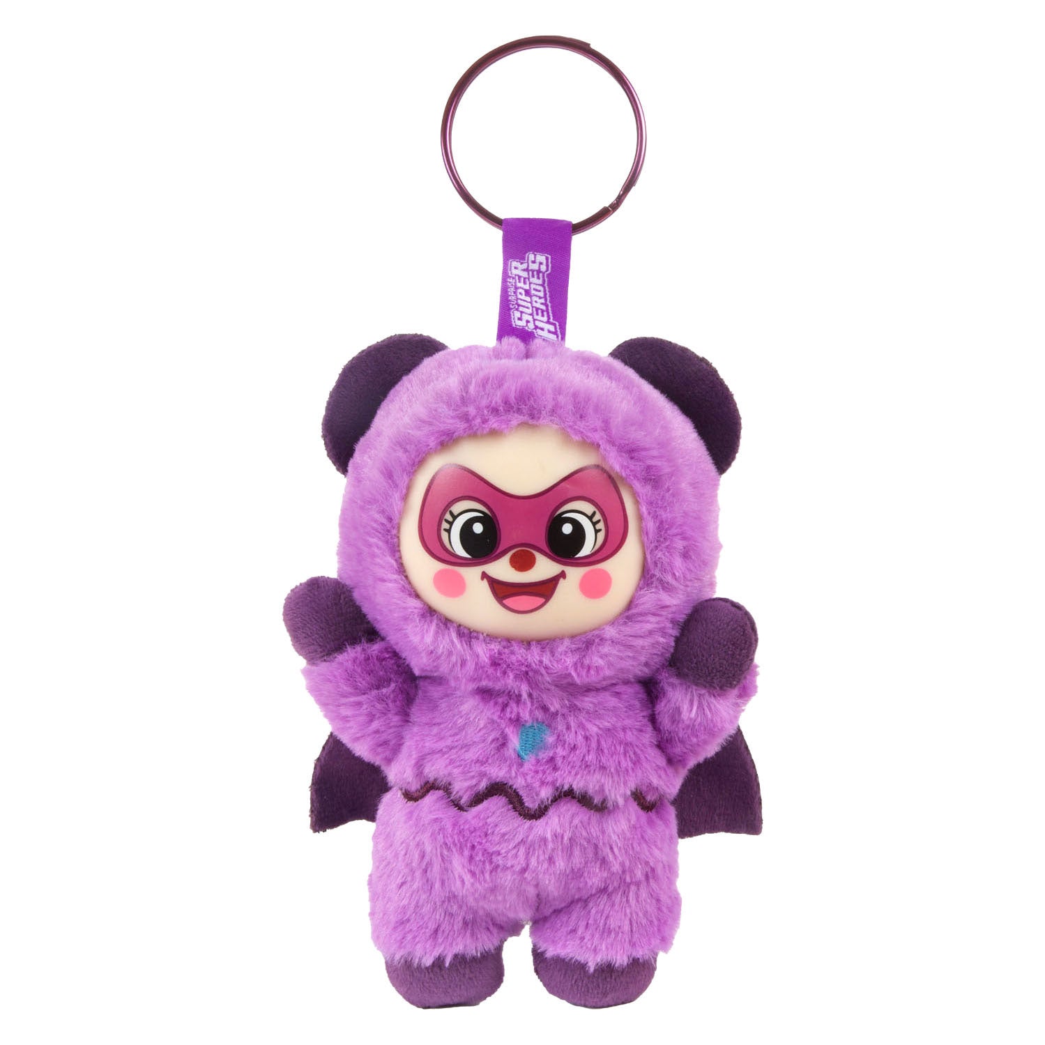 Toi-toys peluche porte-clés super héros - 16cm