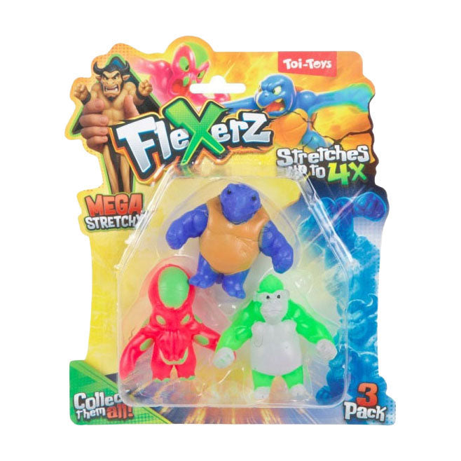 Toi-toys figurine anti-stress flexerz 6cm - 3 pcs.